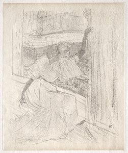 Yvette Guilbert: Saluant le public door Henri de Toulouse-Lautrec