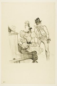 Zamboula-Polka door Henri de Toulouse-Lautrec