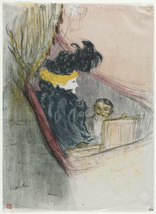 Een prinselijke idylle, Clara Ward door Henri de Toulouse Lautrec