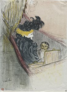 Een prinselijke idylle, Clara Ward, 1897 door Henri de Toulouse Lautrec
