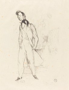 Adolphe of de Trieste Jonge Man door Henri de Toulouse Lautrec