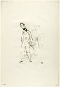 Adolphe of De Trieste Jonge Man door Henri de Toulouse Lautrec