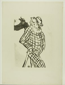 Amerikaanse zangeres, van Le Café-Concert door Henri de Toulouse Lautrec