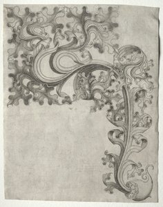 Een Eikenblad Ornament door Henri de Toulouse Lautrec