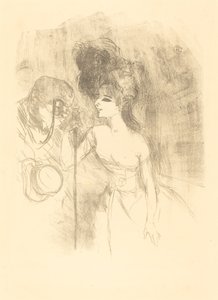 Anna Held en Baldy door Henri de Toulouse Lautrec