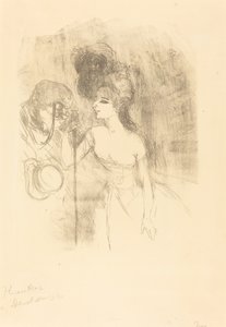 Anna Held en Baldy door Henri de Toulouse Lautrec