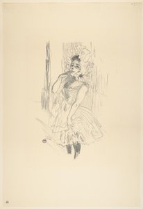 Anna Held, in Toutes ces Dames au Théâtre door Henri de Toulouse Lautrec