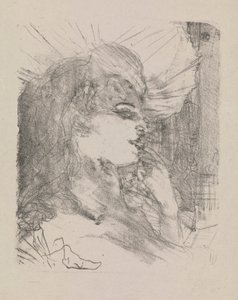Anna Held, uit Portretten door Henri de Toulouse Lautrec