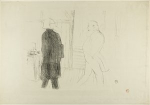 Antoine en Gémier, in Une Faillite door Henri de Toulouse Lautrec
