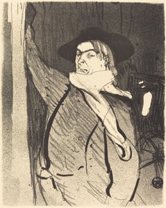 Aristide Bruant door Henri de Toulouse Lautrec
