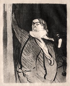 Aristide Bruant door Henri de Toulouse Lautrec