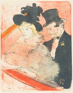 Bij het Concert Au concert, 1896 door Henri de Toulouse Lautrec
