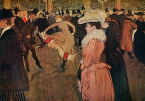 In de Moulin Rouge, de Dans, 1890