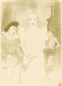 In de Opera: Mevrouw Caron in Faust, 1894 door Henri de Toulouse Lautrec