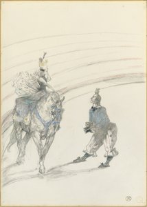 In het circus: Ruiter van paneel, 1899