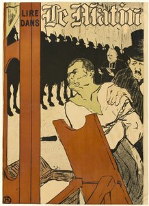 Aan de voet van het schavot door Henri de Toulouse Lautrec