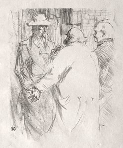 Aan de Voet van de Sinaï: Clemenceau in Busk door Henri de Toulouse Lautrec