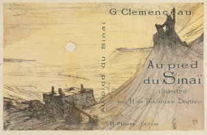 Aan de voet van de Sinaï: Omslag, 1898 door Henri de Toulouse Lautrec