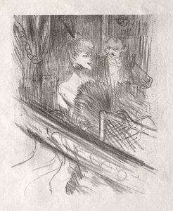 Aan de voet van de Sinaï: Le Baron Moïse, 1898 door Henri de Toulouse Lautrec