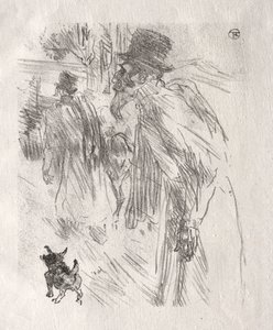 Aan de voet van de Sinaï: De Poolse Joden, Carlsbad door Henri de Toulouse Lautrec
