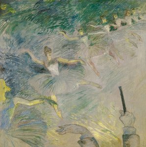 Balletdanser door Henri de Toulouse Lautrec