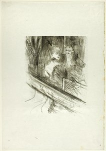 Baron Moïse, de Doos, uit Au Pied du Sinaï door Henri de Toulouse Lautrec