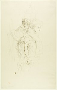 Blanche en Noire door Henri de Toulouse Lautrec