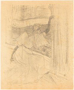 Buigen voor het Publiek (Saluant le public), 1898 door Henri de Toulouse Lautrec