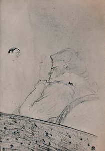 Brandes in haar kleedkamer door Henri de Toulouse Lautrec