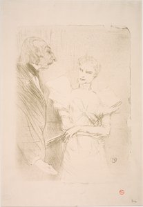 Brandès en Leloir, in Cabotins door Henri de Toulouse Lautrec