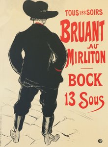 Bruant au Mirliton, 1893