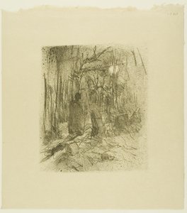 Busk Begraafplaats, uit Au Pied du Sinaï door Henri de Toulouse Lautrec