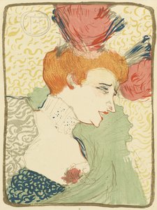 Buste van Mlle. Marcelle Lender (Mlle. Marcelle Lender, een buste) door Henri de Toulouse Lautrec