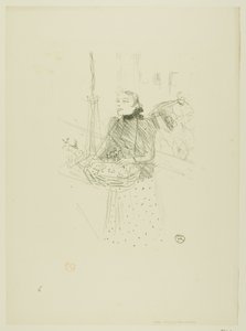 Koop mijn mooie viooltjes, uit Mélodies de Désiré Dihau door Henri de Toulouse Lautrec