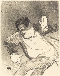 Cadieux - Klein casino door Henri de Toulouse Lautrec