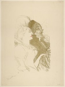 Carnaval door Henri de Toulouse Lautrec