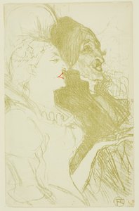 Carnaval door Henri de Toulouse Lautrec