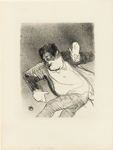 Caudieux in het Kleine Casino, uit Le Café-Concert door Henri de Toulouse Lautrec