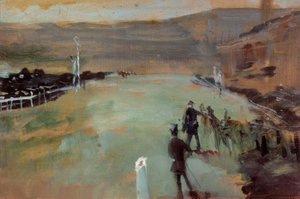 Renbaan door Henri de Toulouse Lautrec