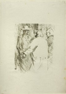 Clemenceau in Busk, uit Au Pied du Sinaï door Henri de Toulouse Lautrec