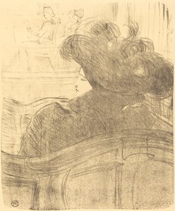Cléo de Mérode door Henri de Toulouse Lautrec