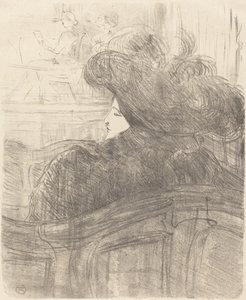 Cléo de Mérode door Henri de Toulouse Lautrec