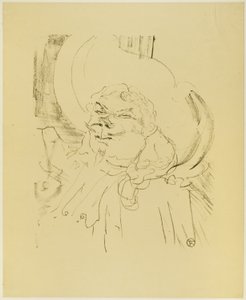 Coquelin de Oudere, uit Treize Lithographies door Henri de Toulouse Lautrec