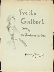 Omslag, Yvette Guilbert