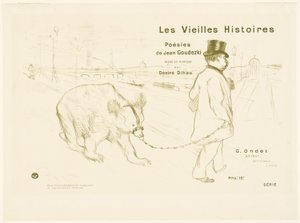 Omslag en frontispice voor Les Vieilles Histoires