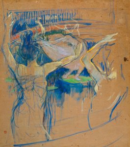 Het Ballet Papa Chrysanthème door Henri de Toulouse Lautrec