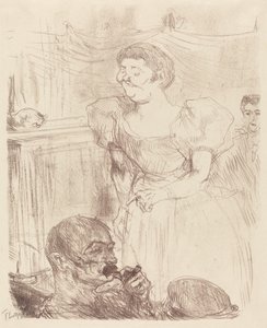 Di Ti Fellow - Engelsen in het Café-Concert, 1898 door Henri de Toulouse Lautrec