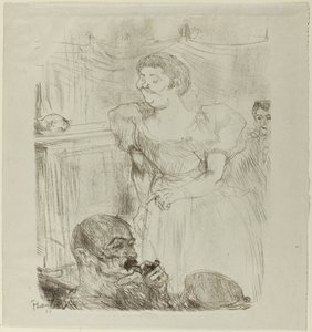 Di ti Fellow, Engelse Zanger in een Café-Concert door Henri de Toulouse Lautrec