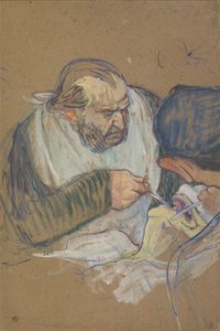Dr. Péan Opererend, 1891-92 door Henri de Toulouse Lautrec