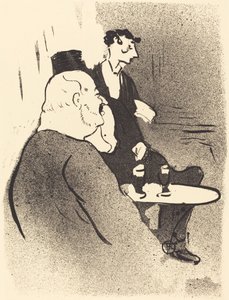 Ducarre bij de Ambassadeurs Ducarre aux ambassadeurs door Henri de Toulouse Lautrec